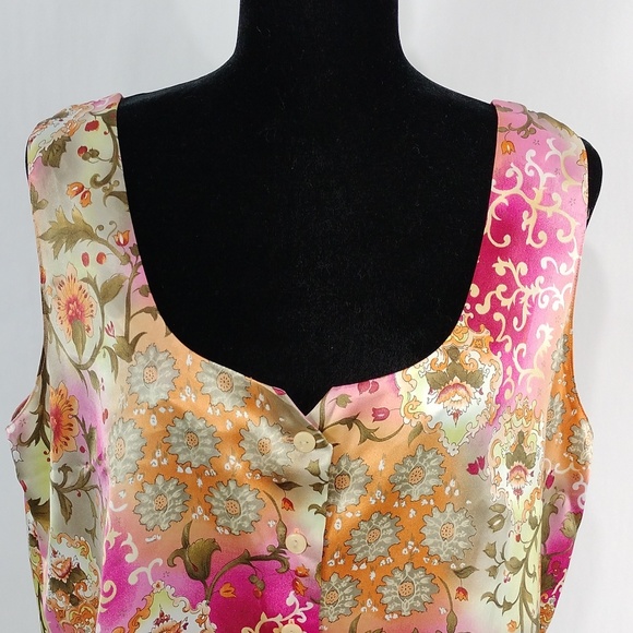 Vintage 90s Victoria's Secret Floral Crop Tank - Picture 4 of 8